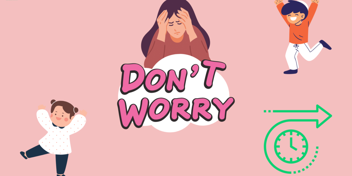 Inspiring quotes on a pink background to help you stop worrying and start living today.