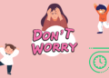 Inspiring quotes on a pink background to help you stop worrying and start living today.