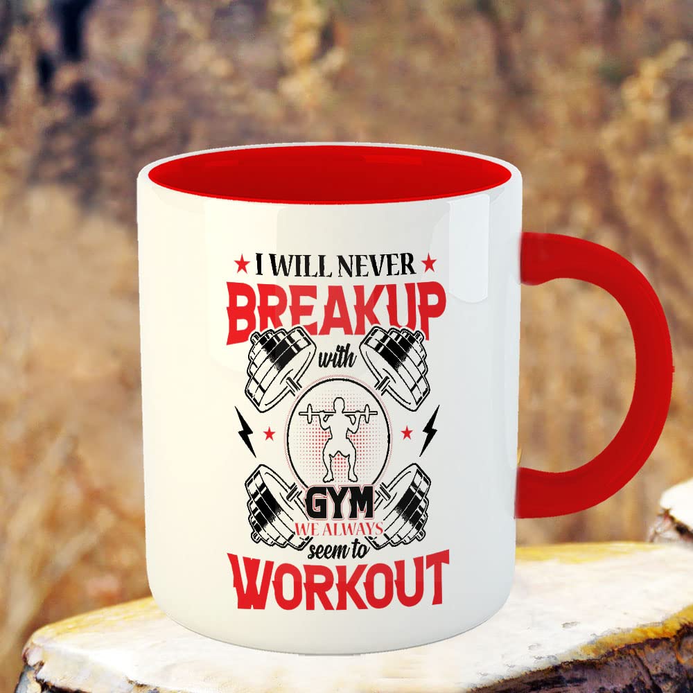 Printed Coffee Mug, Gym Design
