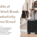 The benefits of taking a work break boost productivity and relieve stress.