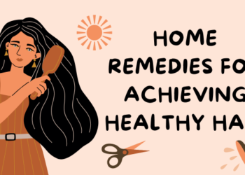 DIY haircare tips for achieving healthy hair at home.