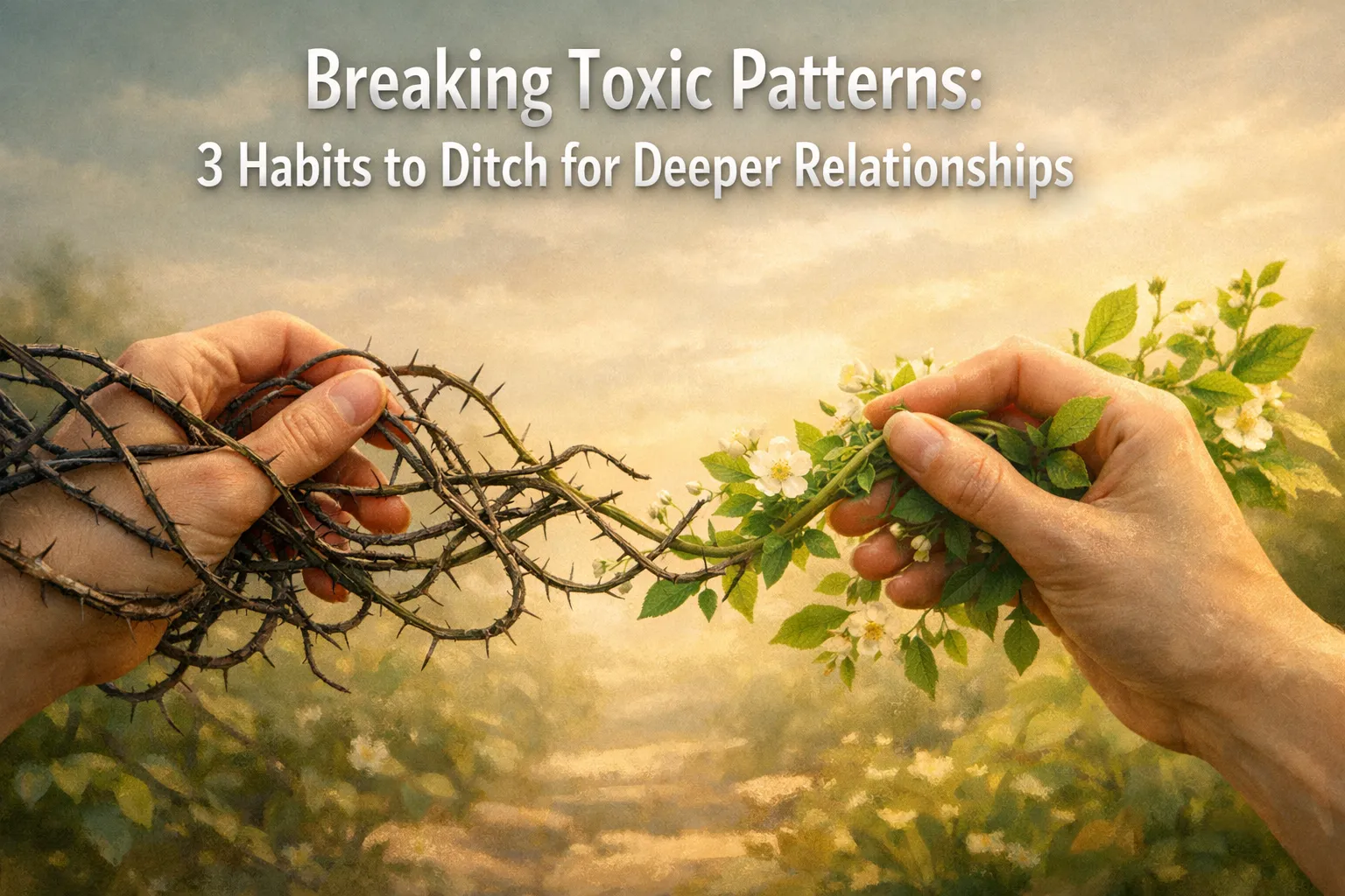 Breaking Toxic Patterns: 3 Habits to Ditch for Deeper Relationships