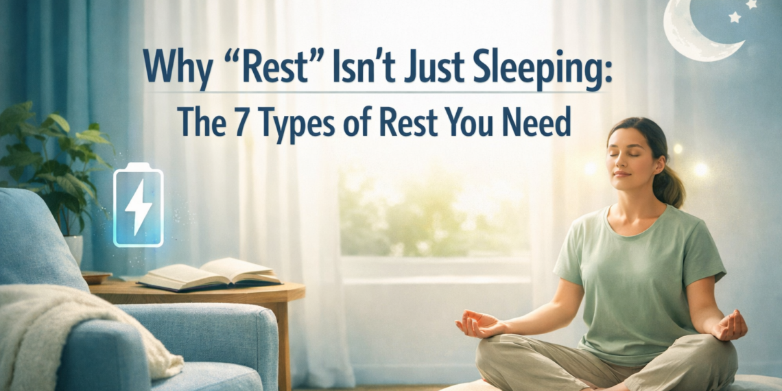 Why “Rest” Isn’t Just Sleeping: The 7 Types of Rest You Need